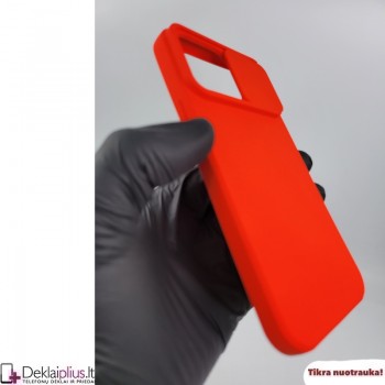 Švelnus guminis dėklas su kameros apsauga - raudonas (Apple Iphone 14 Pro Max) Švelnus guminis dėklas su kameros apsauga - raudonas (Apple Iphone 14 Pro Max)